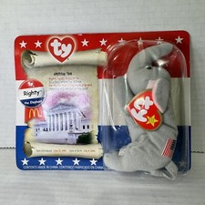 TY Beanie Babies rare Unopened Righty The Elephant