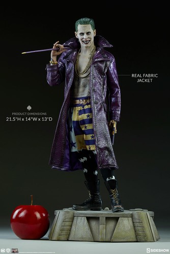 SIDESHOW THE JOKER SUICIDE SQUAD PF EXCL. NEW IN FACTORY SEALED SHIPPER BOX - Picture 3 of 12
