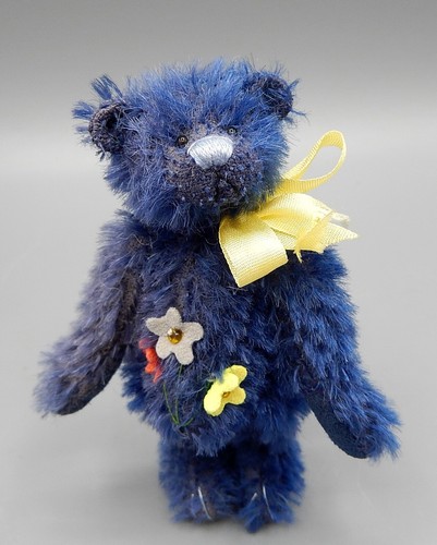 Deb Canham Mohair Jointed Charlie Charm Toy Teddy Bear Dollhouse Miniature 1:12 - Picture 9 of 10