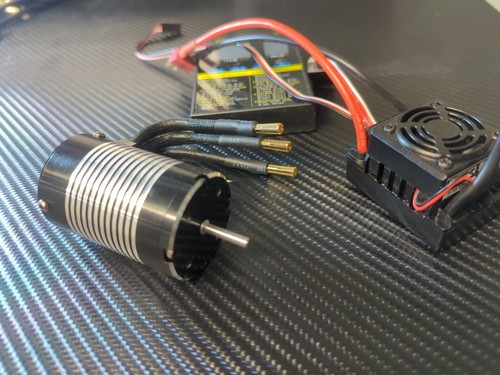 WP-10BL60 3655 3800KV 1/10 Brushless Esc Motor Combo For 1/10 RC Car Buggy Truck - Picture 4 of 6