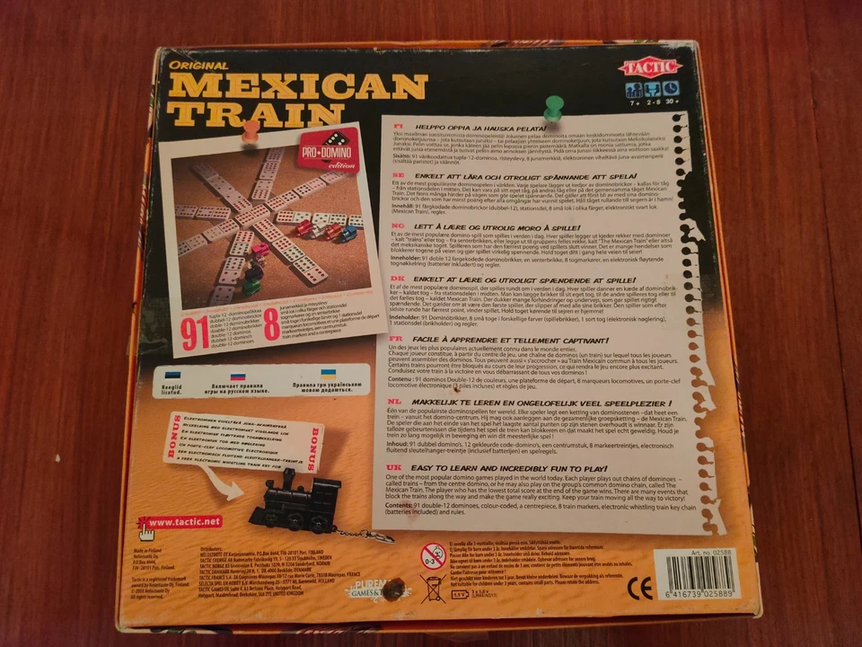 Original Mexican Train Game by Tactic Complete VGC Free UK P&P - Image 2 of 4