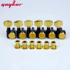 1 Set GUYKER 6 in-line Machine Heads No Screws Locking Tuners Guitar Tuning Peg