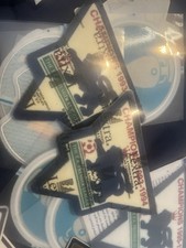 manchester united shirt sleeve patch 1993-1994 champions official lextra cantona