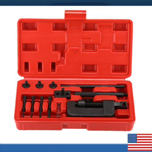 Motorcycle Chain Breaker Kit Chain Cutter Rivet Tool 520/525/530/630 Pitch Ijwor