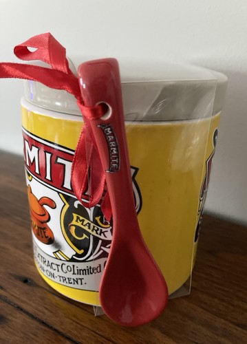 Marmite Collectible Ceramic Lidded Storage Jar With Spoon BRAND NEW - Picture 2 of 6