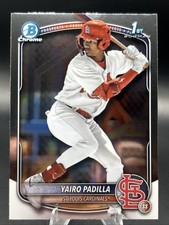 2025 Bowman Chrome Yairo Padilla 1st Bowman St. Louis Cardinals #BCP-236