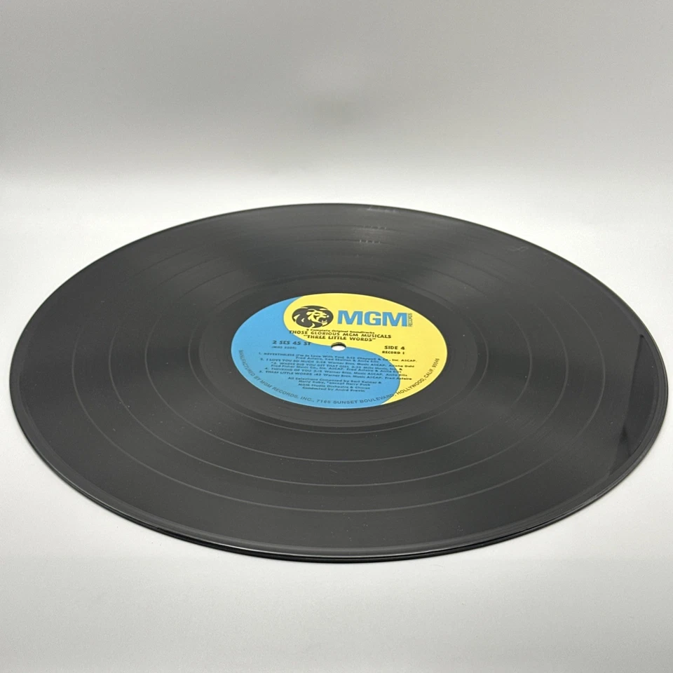 TILL THE CLOUDS ROLL BY + THREE LITTLE WORDS MGM MUSICALS LP 12" VINYL RECORD - Imagem 4 de 4