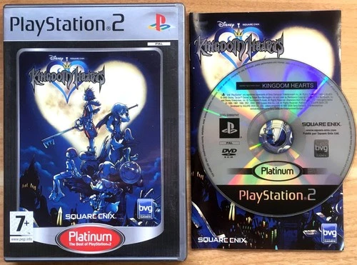 KINGDOM HEARTS 1 Platinum COMPLET BOÎTE NOTICE SONY PS2 PAL FRANÇAIS CIB OVP - I
