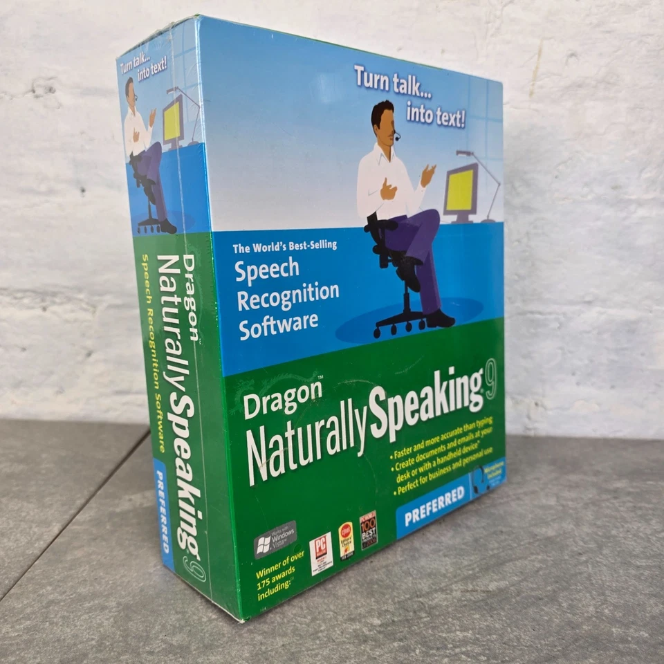 Dragon Naturally Speaking 9 Preferred New Unopened - Image 2 of 4