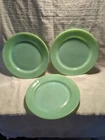 Lot Of 3 Fire King Jadeite Dinner Plates 9"