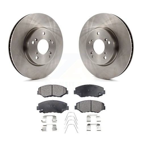 Front Disc Brake Rotors And Semi-Metallic Pads Kit For Honda Civic K8F-100612 - Picture 1 of 1