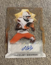 2025 Leaf Trinity - Jacolby George /50 Bronze Foil Clear Auto # CA-JG1