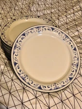 Lenox Chinastone Country Blue Dinner Plates