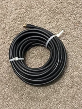 Luxtronic 35ft. RG-6U Coaxial Cable With Gold “F” Connectors- Black