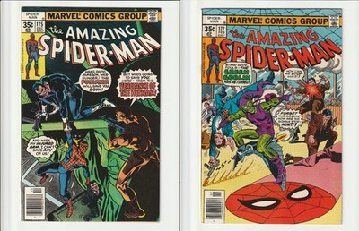 The Amazing Spider-Man # 175 & 177 Marvel Comic Book Green Goblin May Gwen MJ