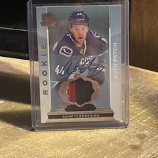 2014-15 Upper Deck The Cup /249 Adam Clendening #149 RPA Rookie Patch Auto RC