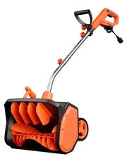 VOLTASK 17-Inch Corded Snow Blower 12 Amp Electric Snow Blower with Direction...