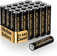High-Capacity Alkaline AAA Batteries 24 Pack, 1.5V Long Lasting Triple a Batter