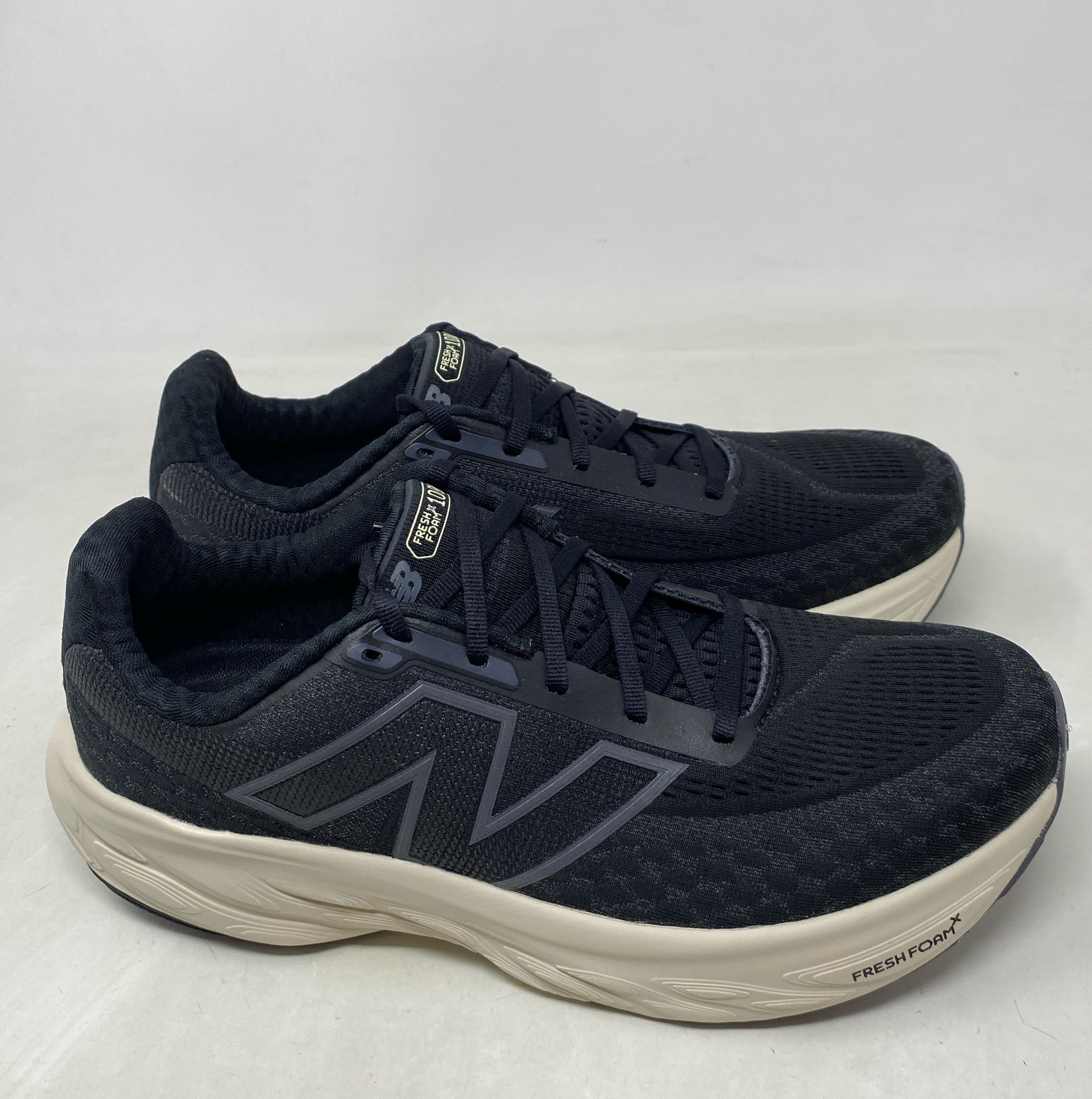 New Balance Fresh Foam X 1080 v14 Men’s Running Shoes Black/Magnet/Linen Size 10