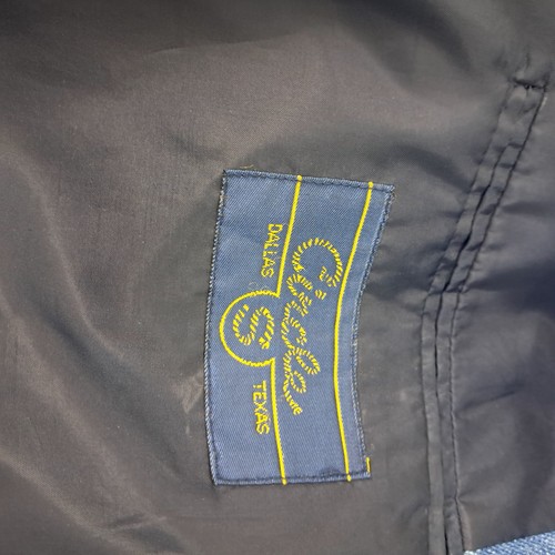 Circle S Dallas Texas Sportcoat 38R Men Denim Western Ranch Cowboy Blazer Faded - Picture 13 of 15