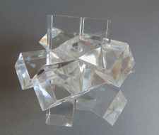 Max Sauze Casse Tête Vintage Design Plexiglass 1970 Pièce De collection