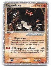 Carte Pokémon Regirock ex 99/106 EX Émeraude VF FR