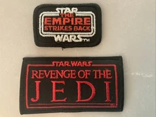 VTG Empire Strikes Back And Revenge Of The Jedi Iron On Patch From Early 80’s