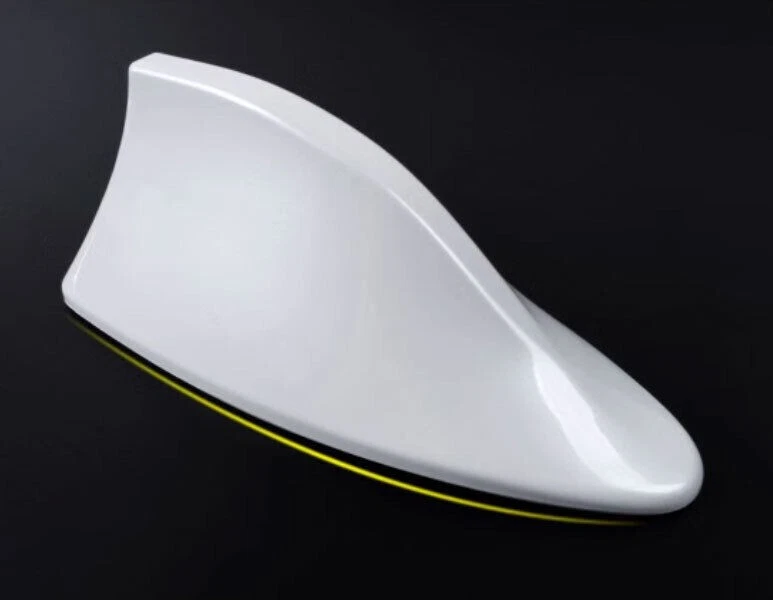 Cubierta de receptor aéreo antena aleta de tiburón blanco para Toyota Highlander 2014-2019 1X Foto 2 de 4
