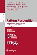 Pattern Recognition | Maria De Marsico (u. a....
