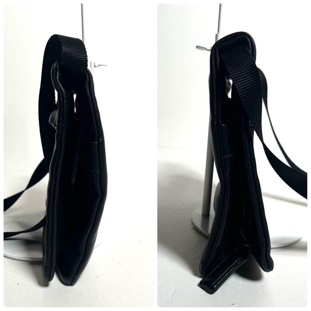 PRADA 2VH079 Calf Leather Shoulder Bag Black thumbnail 3