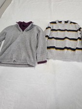 Lot Of 2 Gap Kids Boys Sweaters Size Small Gray