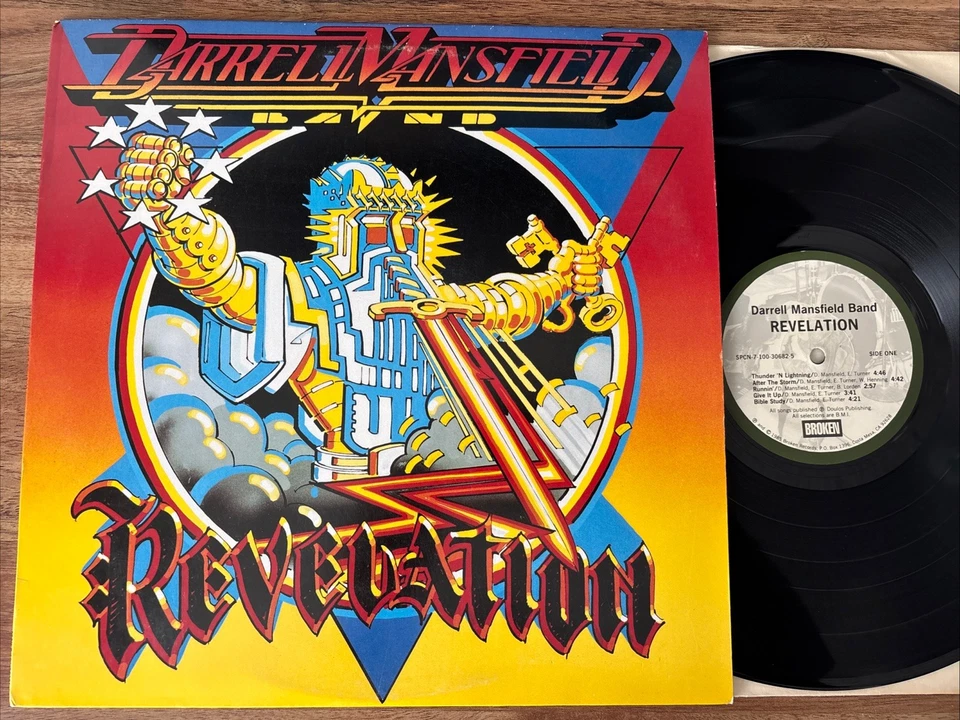 Darrell Mansfield группы лот из 2 оригинальных виниловых пластинок Revelation видение VG +/VG + - Изображение 2 из 4