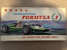 Waddingtons Retro Formula 1 Car Racing Board Game