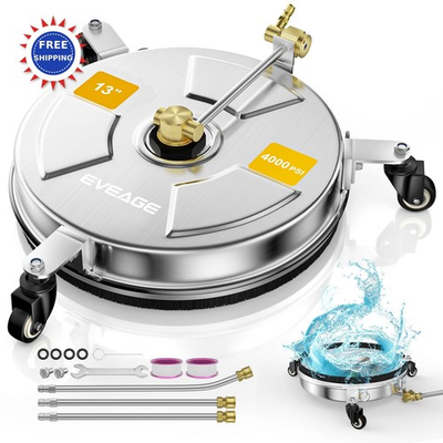 #ad EVEAGE 13 Surface Cleaner Undercarriage Pressure Washer 2in1 Reversible Cleaner $119.99