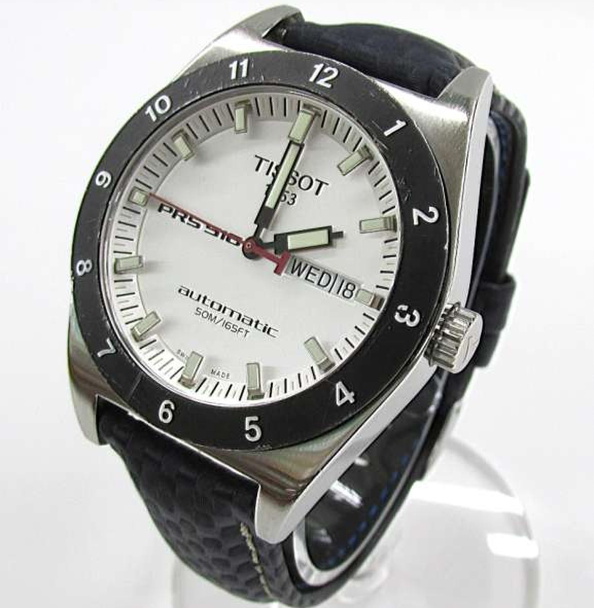 TISSOT T-Sport PRS516 Automatic Men's Watch with White Dial and Day Date Function