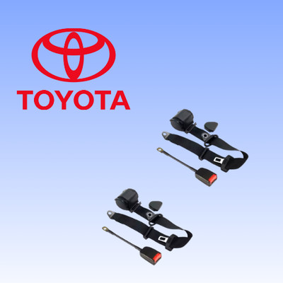 Fit For All Toyota Front Seat Belt Universal Adjustable Retractable 3 Point