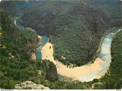 Postcard - 07 - Gorges de l'ardèche - Chestnut Shop Loop - CPM - Vo