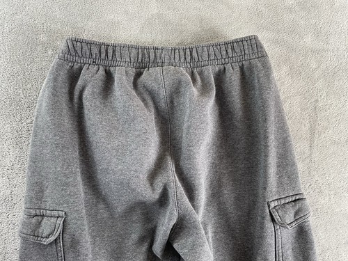 Nike Mens Cargo Sweatpants Joggers Size S SHORT Gray Tapered Embroidered Logo - Picture 17 of 18