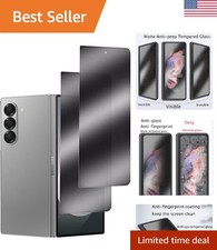 2-Pack Matte Privacy Tempered Glass for Galaxy Z Fold 7 9H Scratch-Resistant