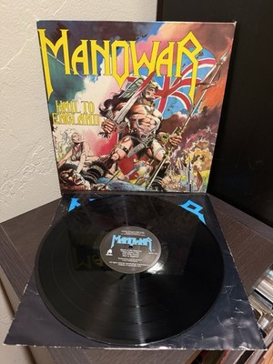 MANOWAR Hail To England LP 1984 UK 1st Press MFN-19 Music For Nations Metal