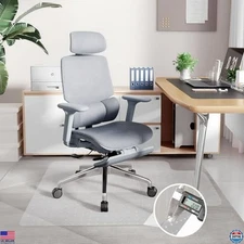 Durable 36"x48" Heavy Duty Chair Mat for Low Pile Carpet - 2.2mm Thick Protector