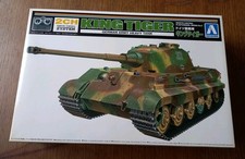 Aoshima 59340 1/48 Königstiger ferngesteuerter Panzer Plastik Modellbausatz