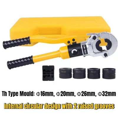 10T 16-32mm Hydraulic Pex Pipe Crimping Pliers Pressing Plumbing Tool Connecting