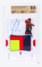 2017 Panini National Treasures John Collins #119 BGS 9.5 Auto 10