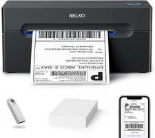 Bluetooth Thermal Shipping Label Printer, Wireless 4X6 Shipping Label Printer fo