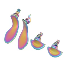 4PCS Game Controller Back Paddles Stainless Steel Stylish Interchangeable Metal