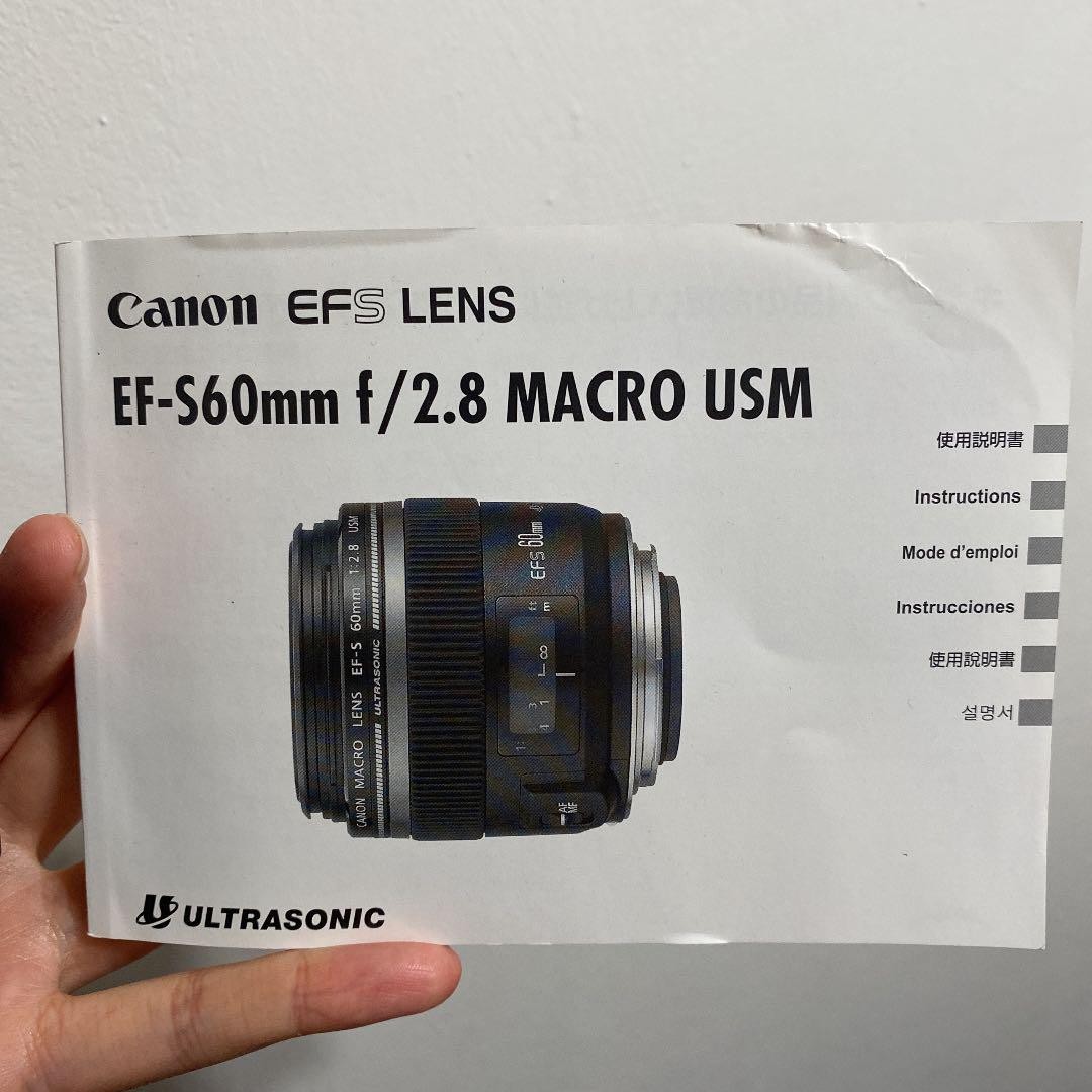 Canon EF-S 60mm F2.8 Macro USM Compact Near-Mint Used | eBay