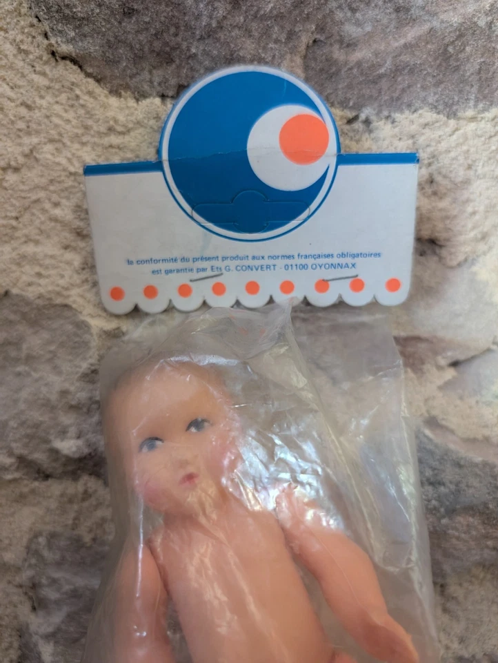 Poupon CONVERT des années 80 Poupon BAIGNEUR, neuf emballé - Photo 3/4