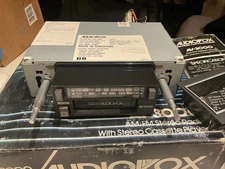 NOS Audiovox AV-3000 AM/FM/MPX Radio Cassette Player Missing Knobs