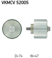 Vkmcv 52005 Skf Umlenk-/FüHrungsrolle, Keilrippenriemen FüR ,Astra,Irisbus,Iveco